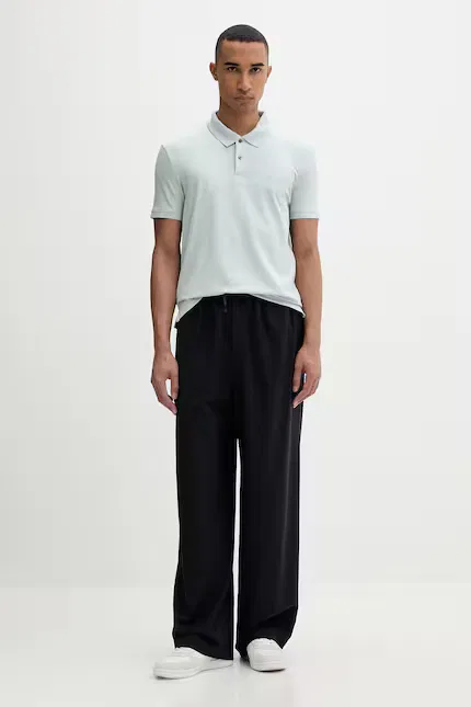 Поло Calvin Klein из эластичного хлопка, зеленый — фото 2