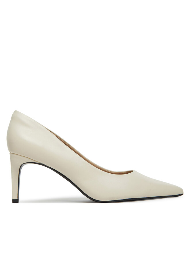Туфли на высоком каблуке Pump 70 Pointy Hw Bar Lth HW0HW02561 Calvin Klein, бежевый