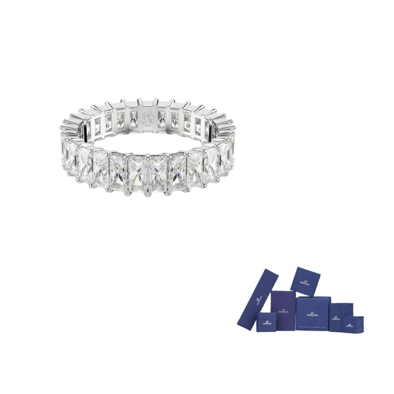 

Swarovski Кольца для женщин серебряные с покрытием родием и цирконием