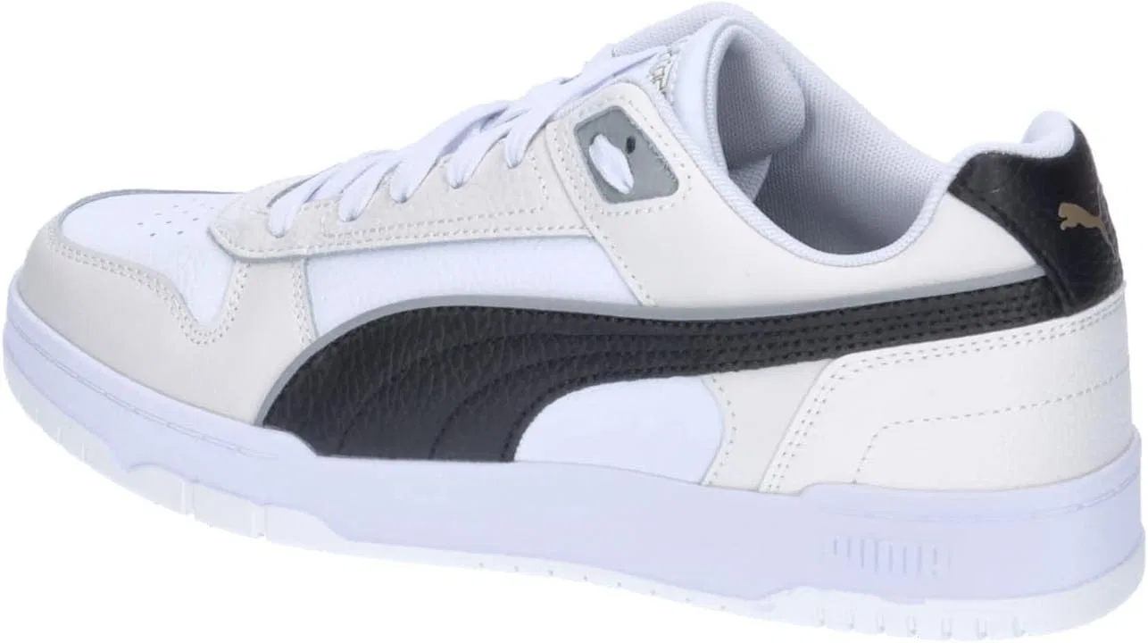 Кроссовки RBD Game Low Track Shoe PUMA, Puma White Puma Black Vapor Grey — фото 3