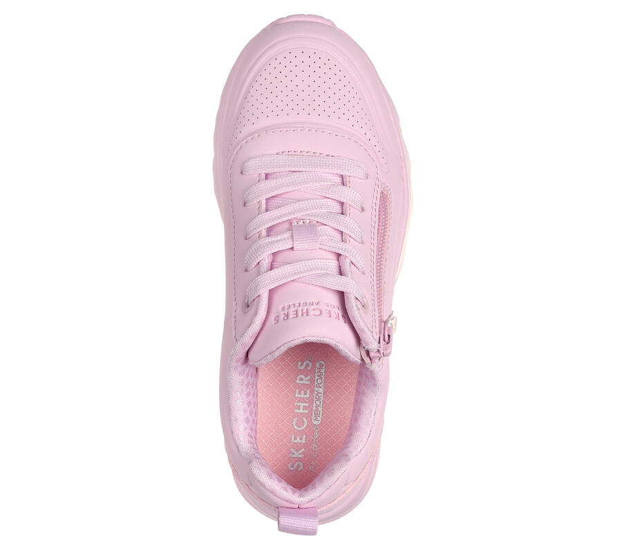 SKECHERS Детские кроссовки UNO LITE EASY ZIP светло-розовые — фото 2