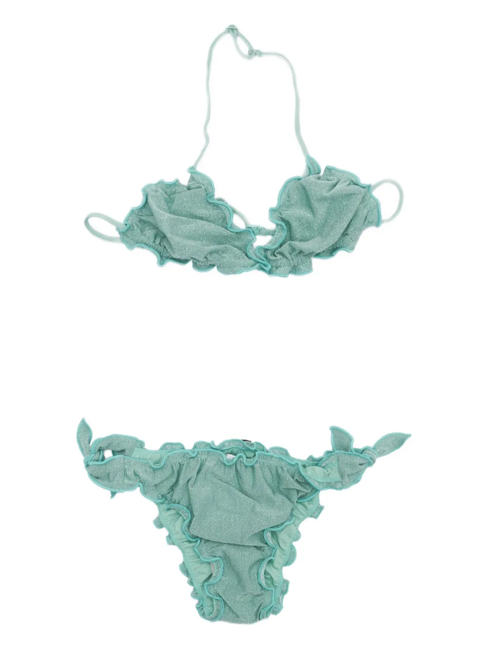 

Бикини с оборками MC2 Saint Barth Kids, зеленый