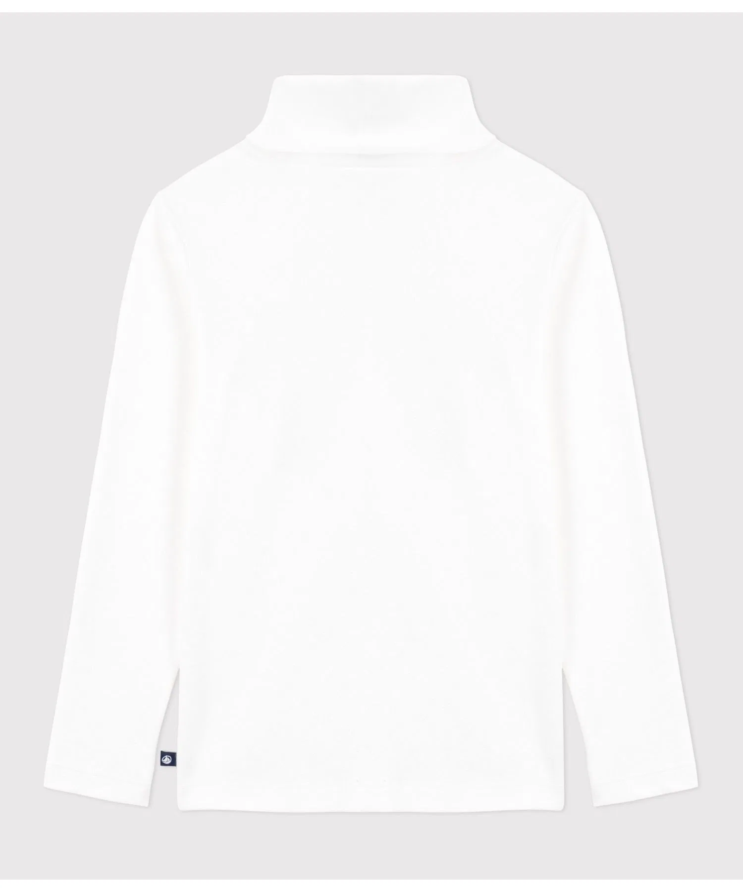 Детская футболка PETIT BATEAU с длинным рукавом и воротником-гольф — фото 2