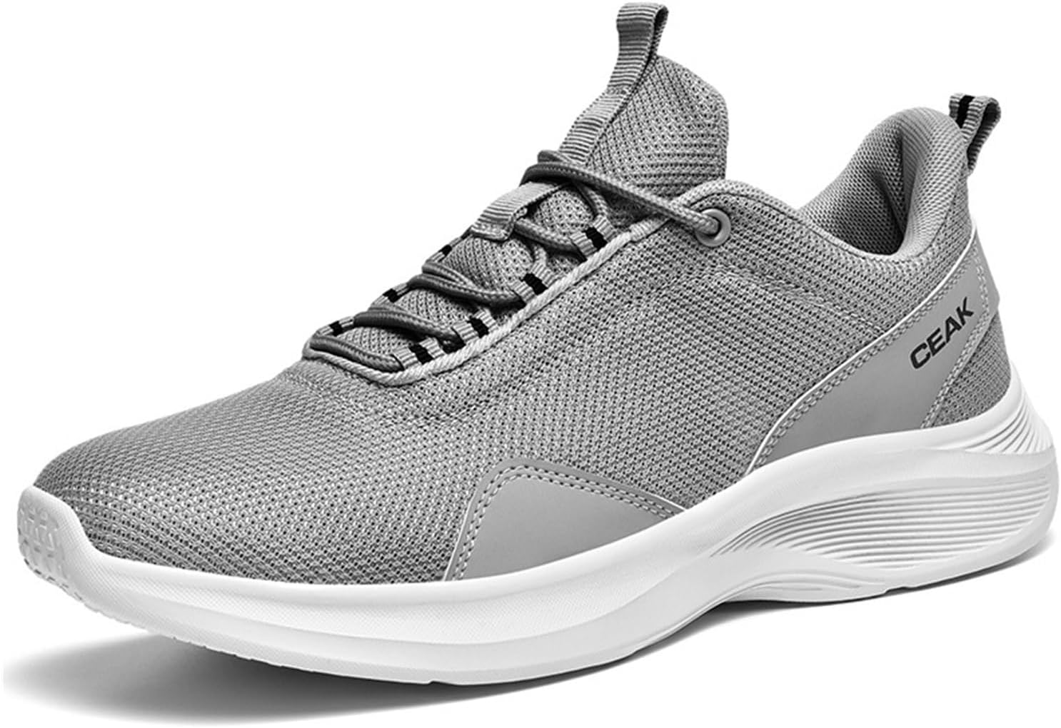 

Мужские повседневные кроссовки для ходьбы босоножки Комфортные широкие кроссовки для бега Легкие повседневные туфли Generic, серый