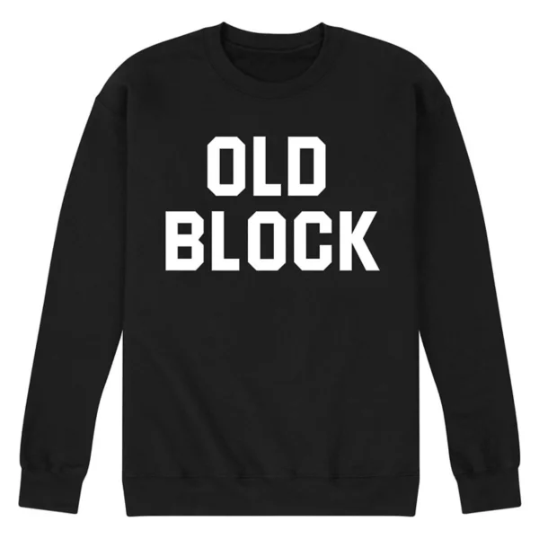 

Мужская флисовая толстовка Old Block Licensed Character, черный