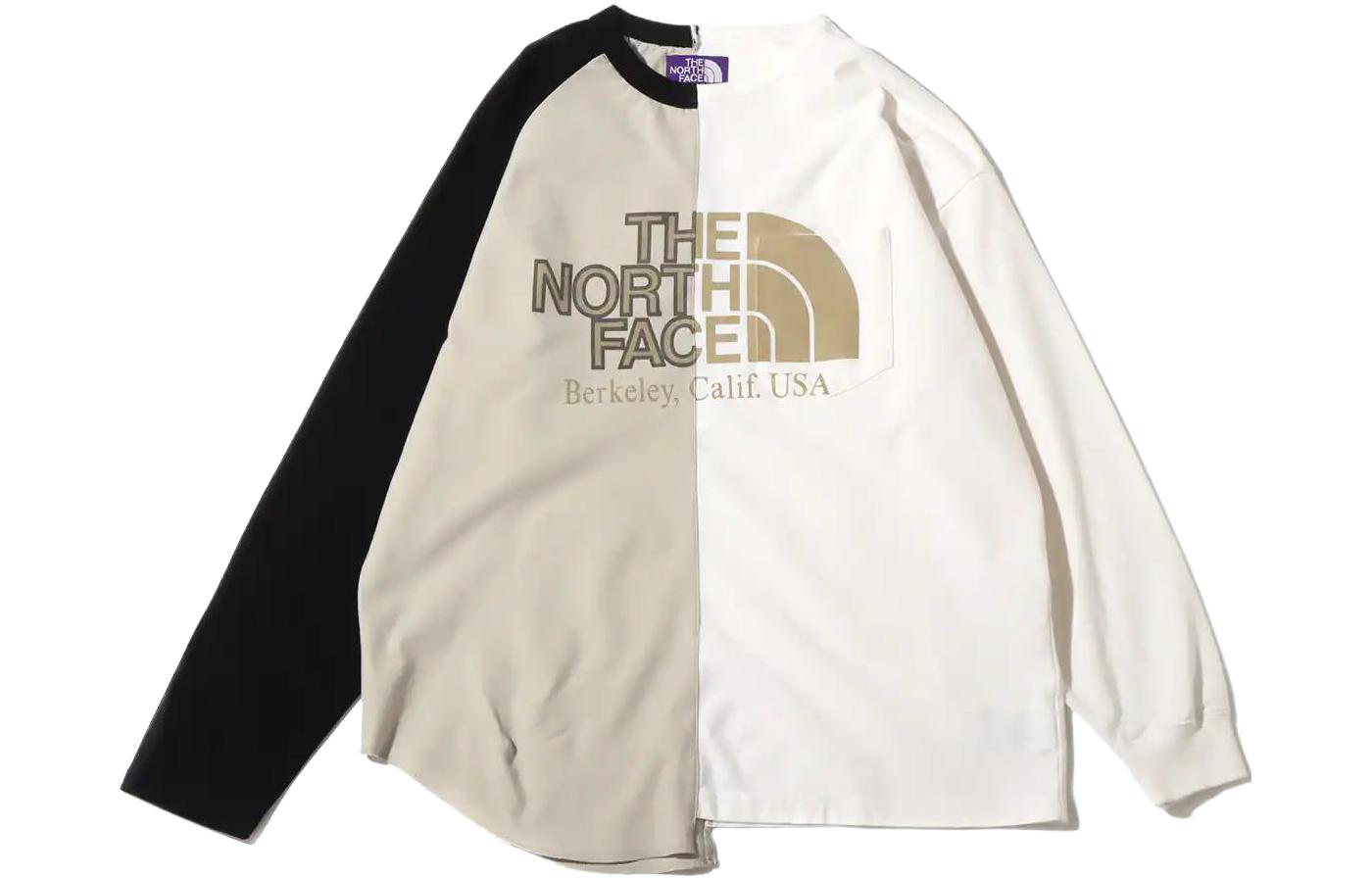 

Футболка с рукавом дроп-шилдер мужская бежевая THE NORTH FACE PURPLE LABEL