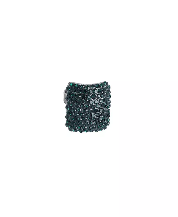 

Женское зеленое декорированное коктейльное кольцо-кластер Sohi, green