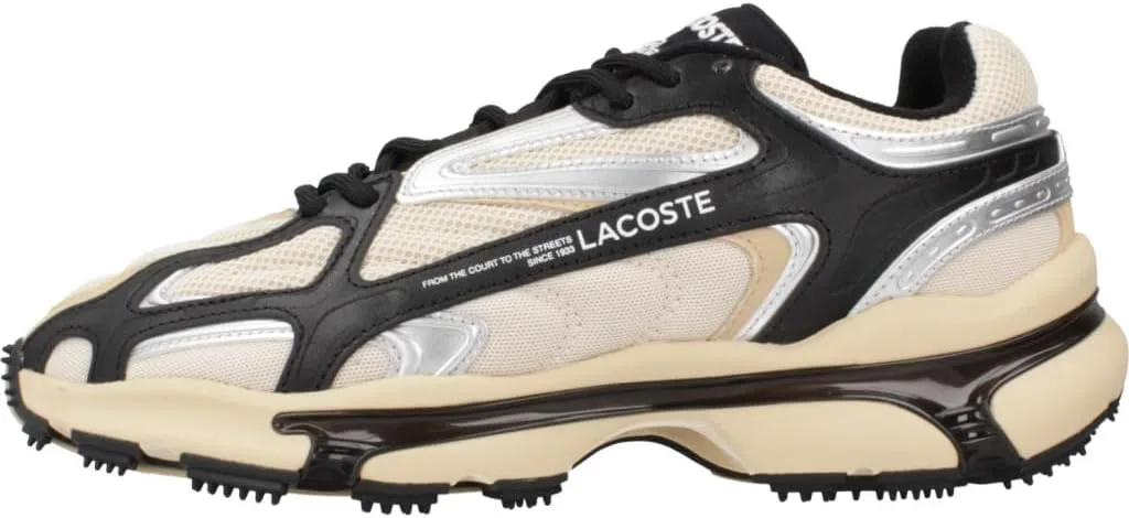 Кроссовки Lacoste L003 2K24 бежевые — фото 2
