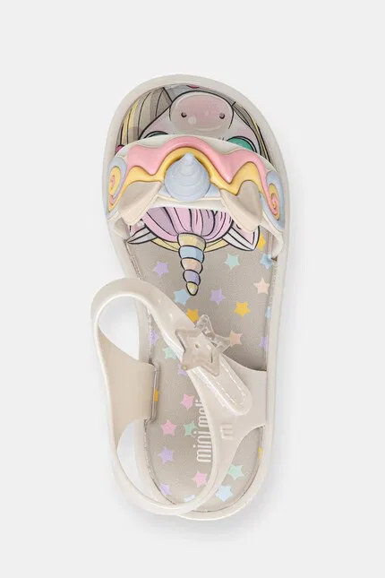 Сандалии детские с открытой пяткой MAR SANDAL UNI BB Melissa, бежевый — фото 4