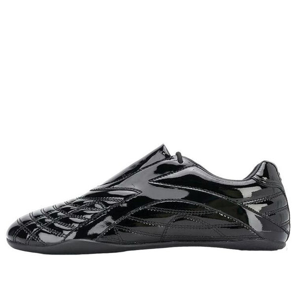 Кроссовки zen sneakers 'shiny patent black leather' Balenciaga, черный