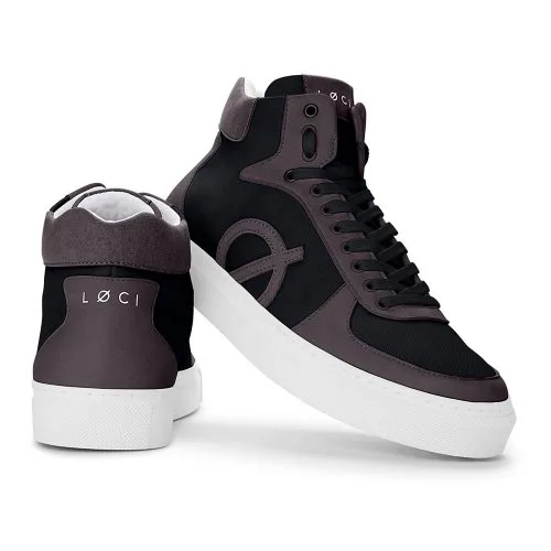Кроссовки Vegan из переработанного пластика LOCI LC-011-001 черные — фото 2