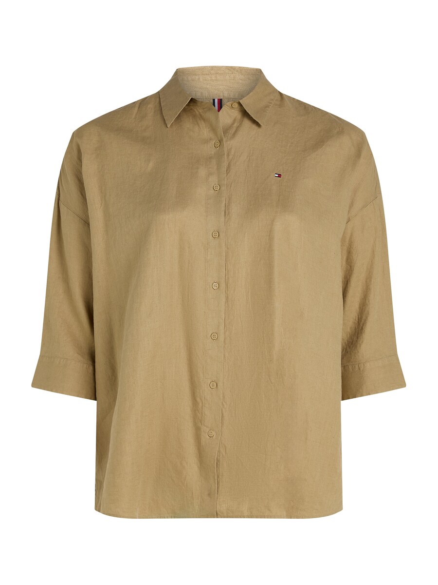 

Блузка Tommy Hilfiger Curve ESS, кэмел