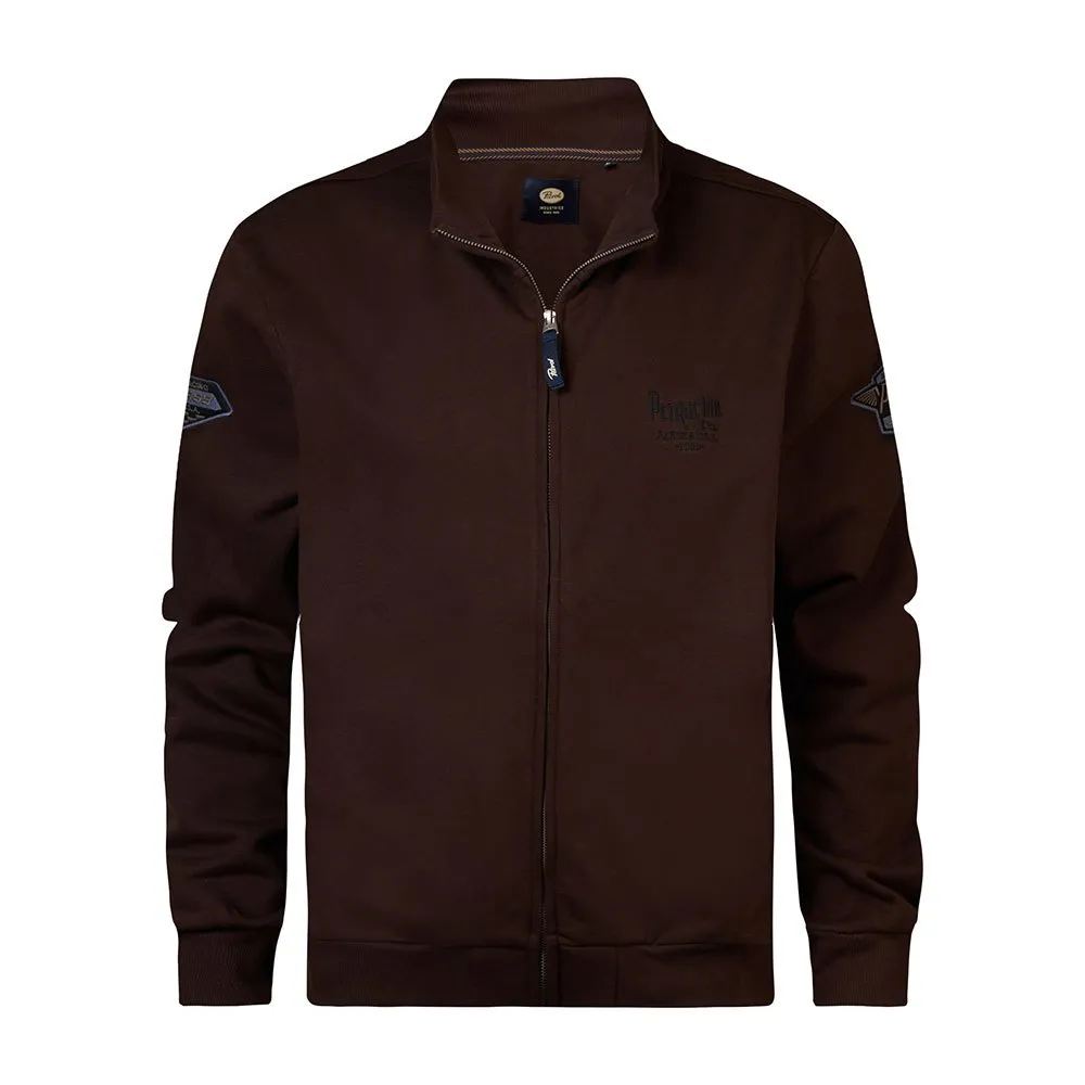 

Толстовка Petrol Industries M-3040-SWC3760 half zip, коричневый