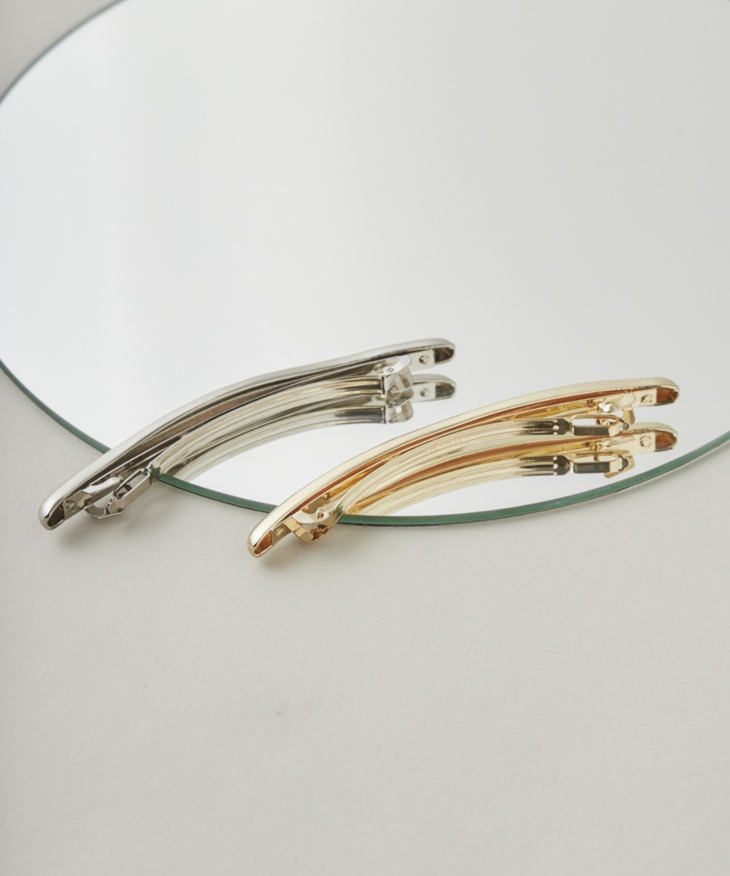 Металлическая заколка для волос Nuance Line Ciite', gold — фото 2