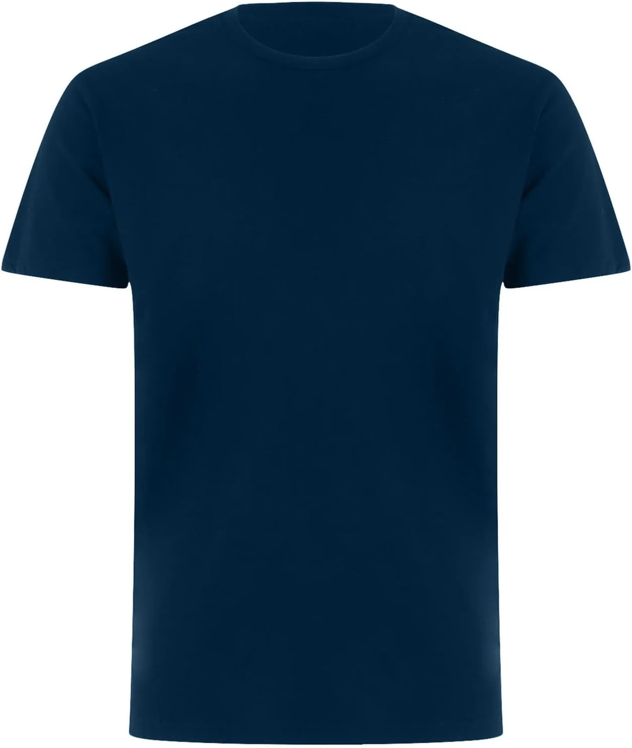 

Мужская футболка с коротким рукавом и круглым вырезом, Regular Fit, однотонная, дышащая