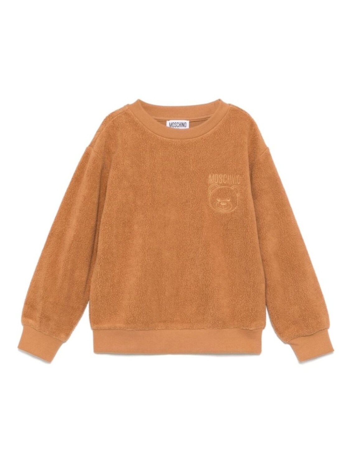 

Флисовая толстовка Moschino Kids, нейтральный цвет