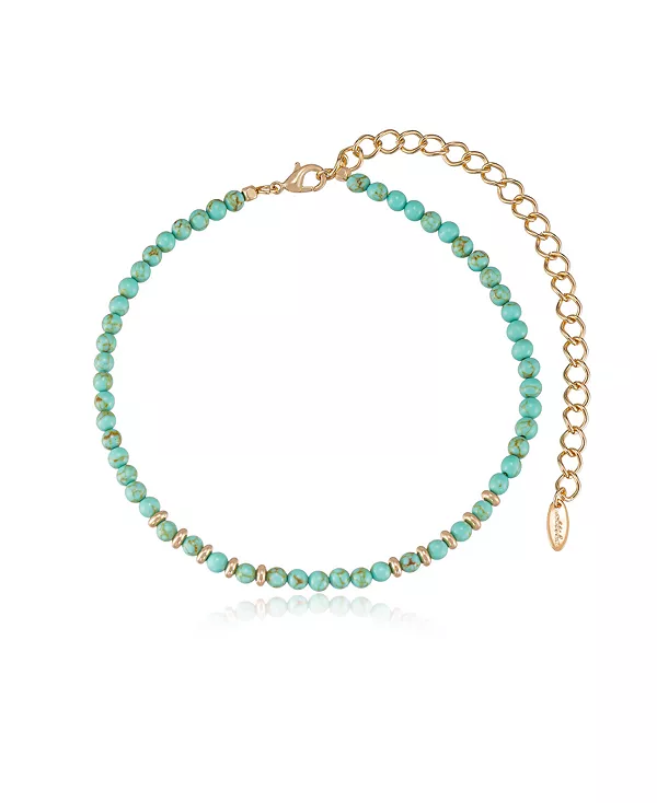 

Ожерелье-Сюрприз с покрытием из 18-каратного золота Ettika, turquoise