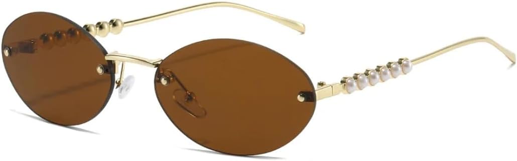 

Роскошные безрамочные солнцезащитные очки «кошачий глаз» с градиентным переходом цвета для женщин и мужчин, модный дизайн, защита от УФ-излучения UV400 SZVVBKK, Golden Tea