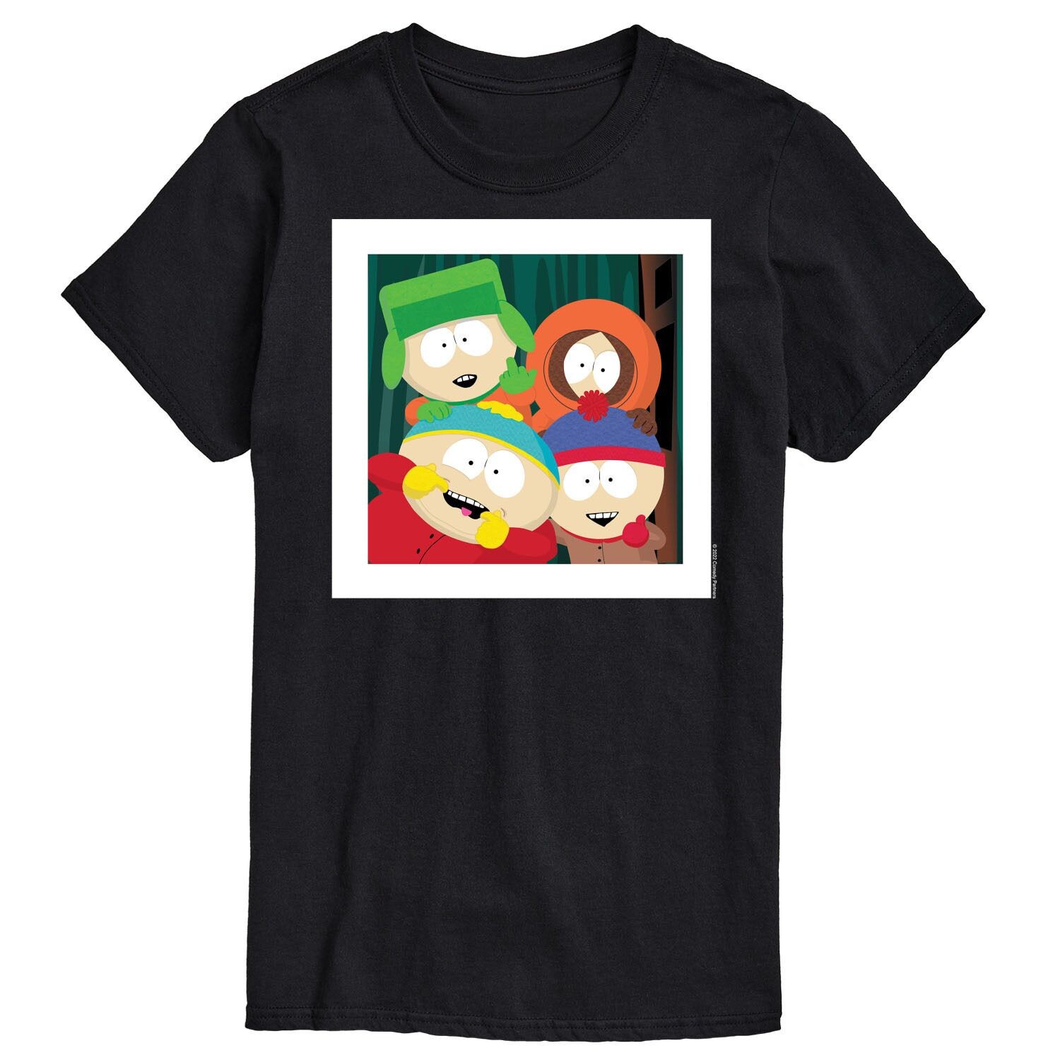 

Футболка с фотографией Big & Tall South Park Friends, Black License, черный