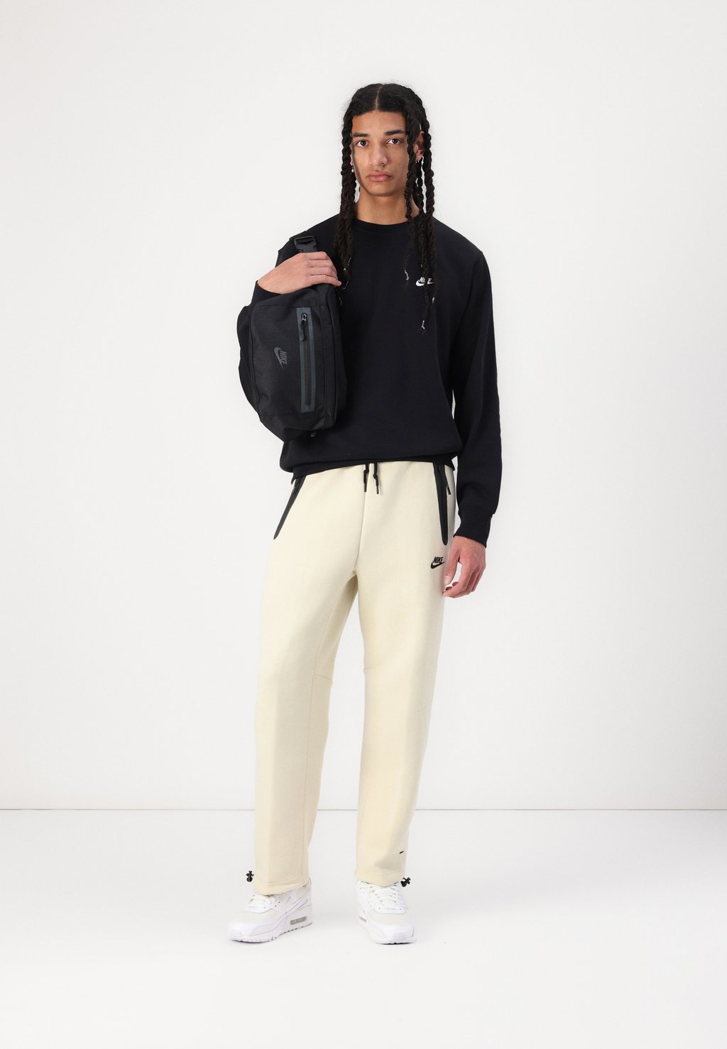 Толстовка CLUB CREW Nike Sportswear, черный — фото 2