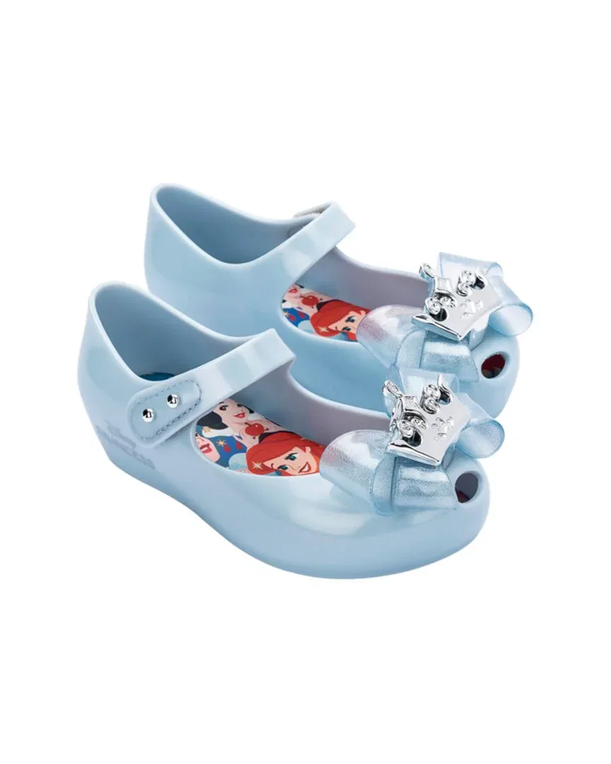 Mini Melissa Ultra girl + Disney Princess Baby Ballerina Flat, синий
