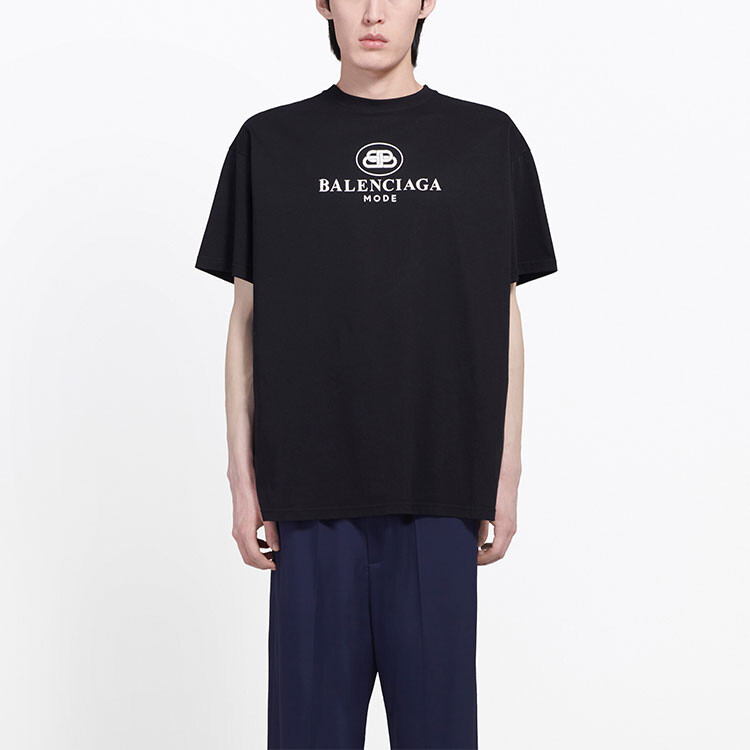 

Футболка мужская черная Balenciaga, черный