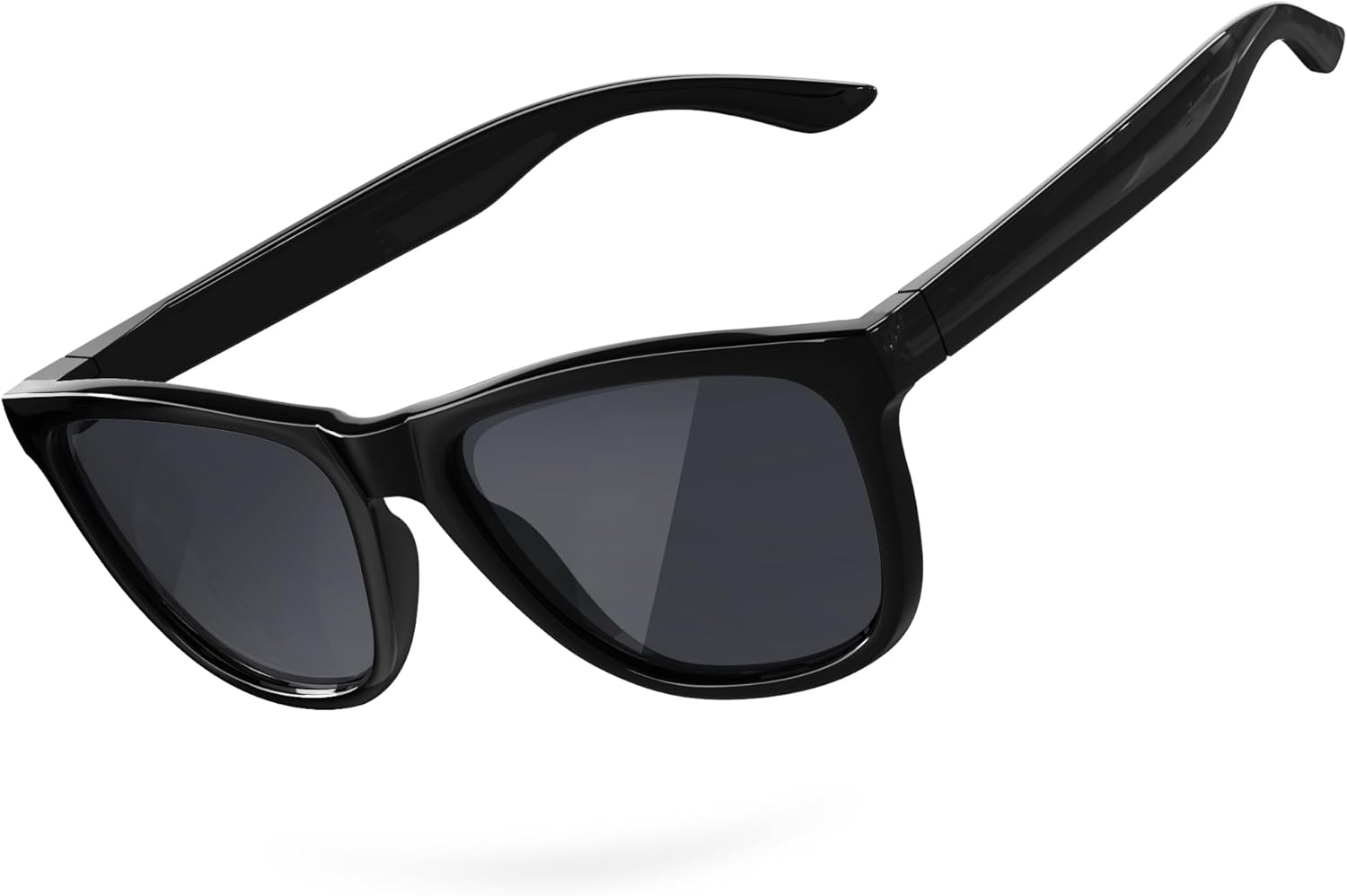 

Поляризованные солнцезащитные очки DEAFRAlN для женщин и мужчин, модный стиль, защита от УФ-излучения UV400, для вождения, рыбалки и активного отдыха на природе DEAFRAIN, Bright Black Frame/Gray Lens