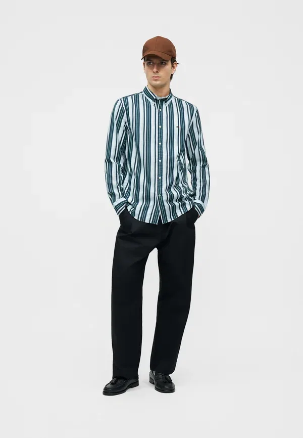 Рубашка с сезонным принтом Tommy Hilfiger, скошенная трава — фото 2
