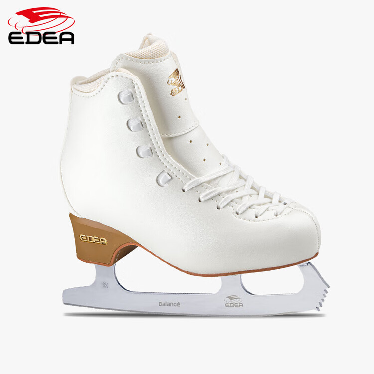 

EDEA Официальные коньки для фигурного катания Tempo для детей и подростков, базовые повседневные, начального уровня, белые (оригинальные лезвия Balance), размер 34