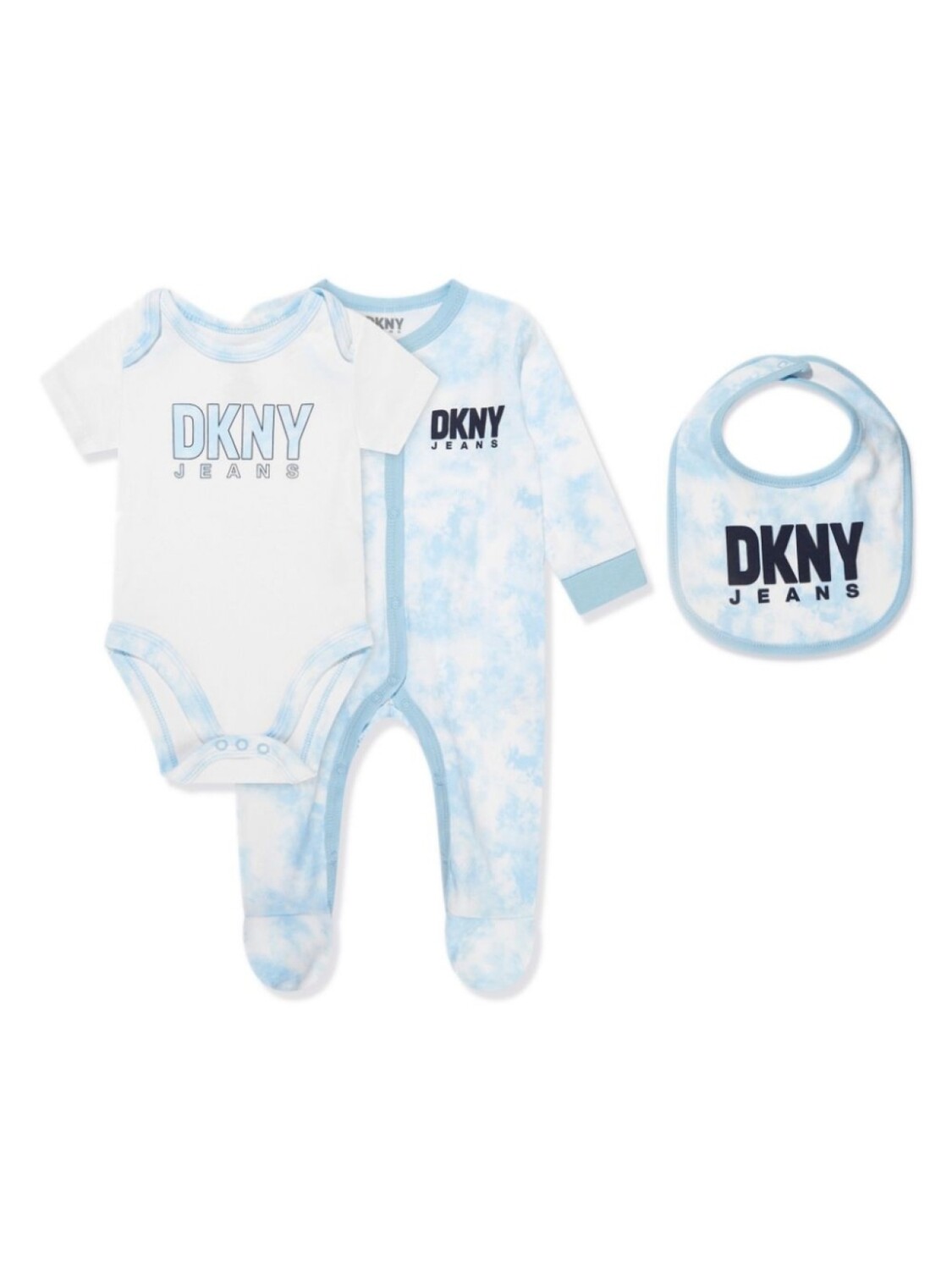

Комплект для новорожденного с принтом тай-дай Dkny Kids, синий