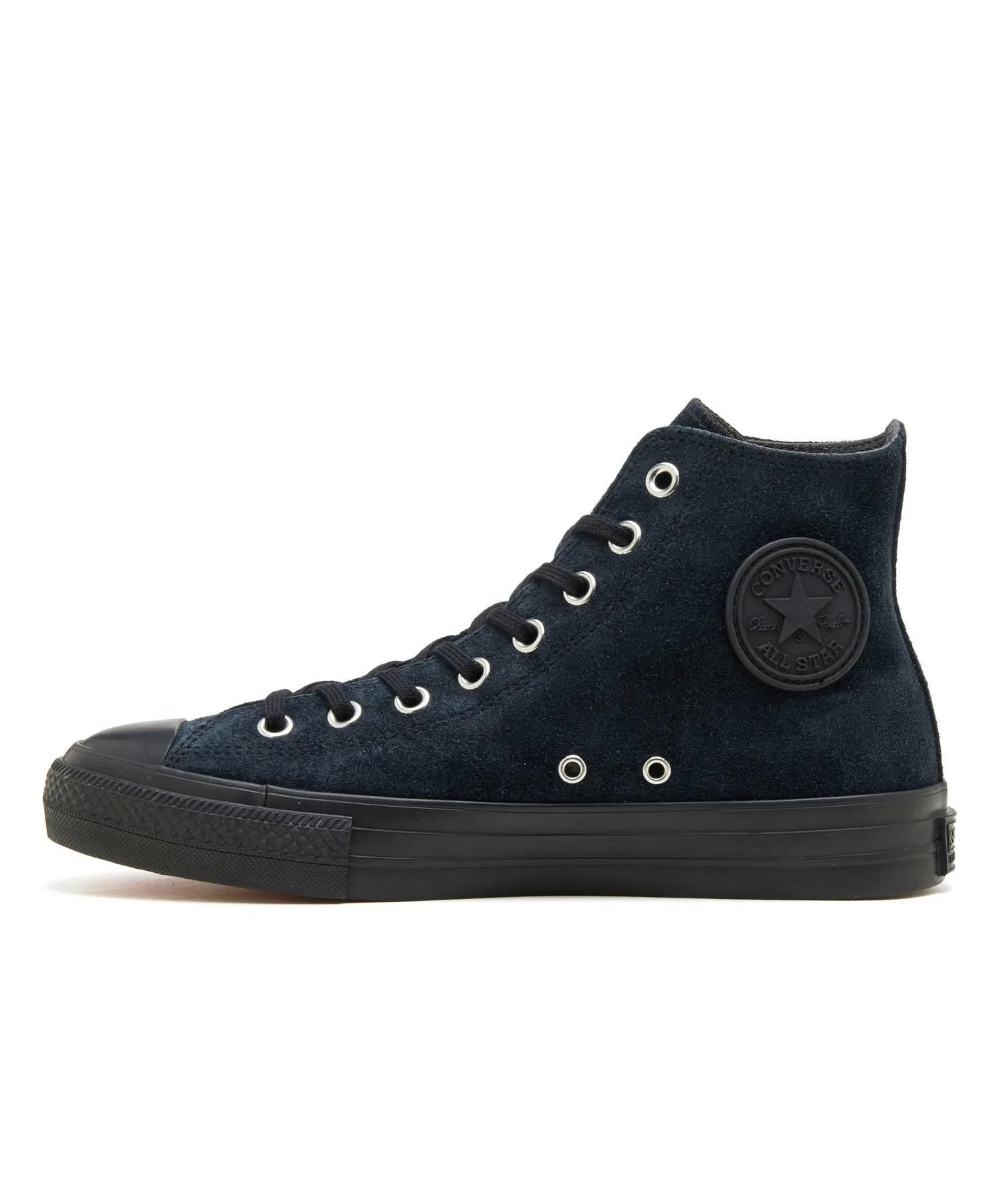 Унисекс высокие кеды из замши Converse ALL STAR SK HI чёрные