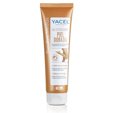 

Гель-автозагар для ног Bye Bye Socks Golden Skin Styling Gel Make-Action Styling и Revival 150 мл Yacel
