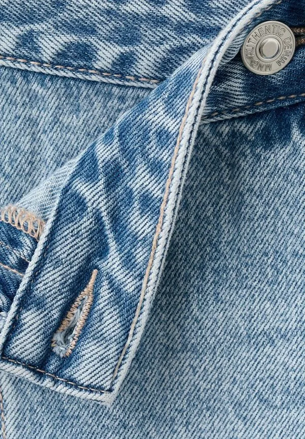 Подростковая юбка а-силуэта Mango Kids, Blue Denim — фото 3