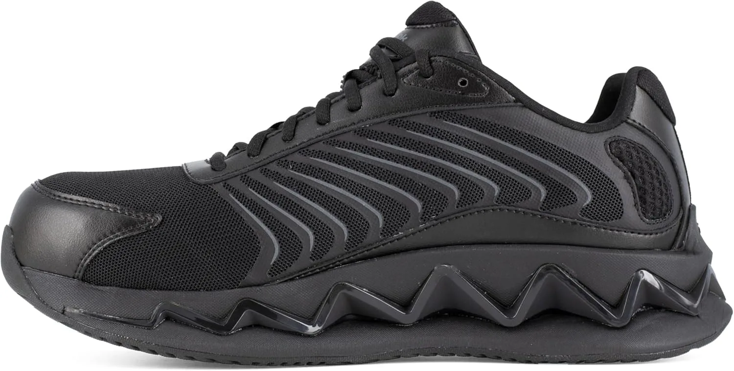 Мужские кроссовки Reebok Work Zig Elusion Heritage Work CT Oxford, черный — фото 4
