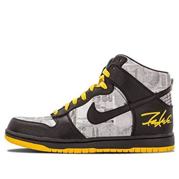 

Кроссовки данки высокие supreme tz laf Nike, черный