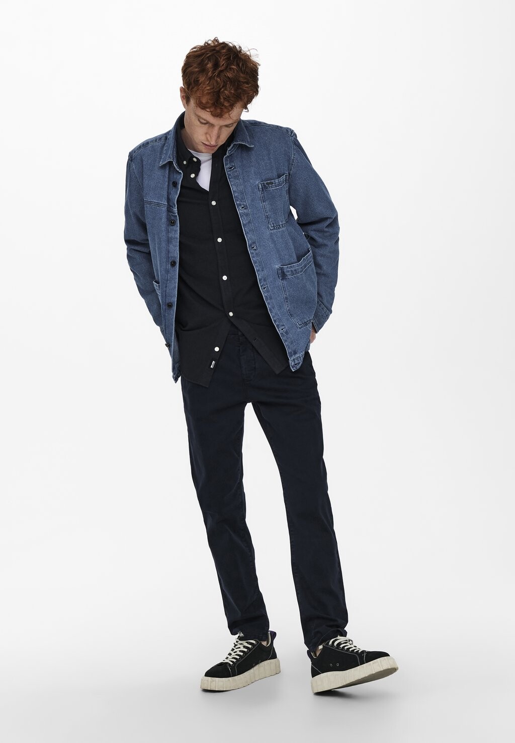 

Чино ONSPETE LIFE SLIM Only & Sons, цвет dark navy