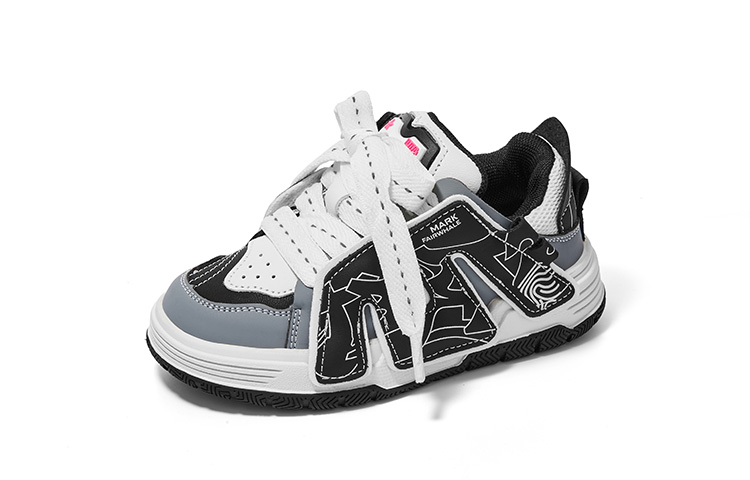 

Кроссовки Anti Slip Wear Resistant Low Top Casual Skateboard Shoes Kids' FAIRWHALE, черный