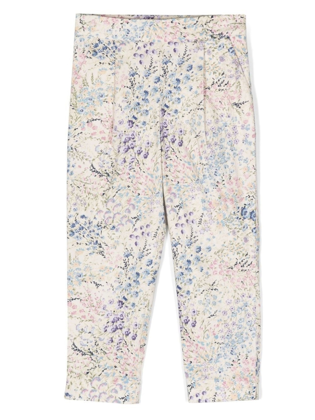 

Simonetta ditsy floral print trousers, белый