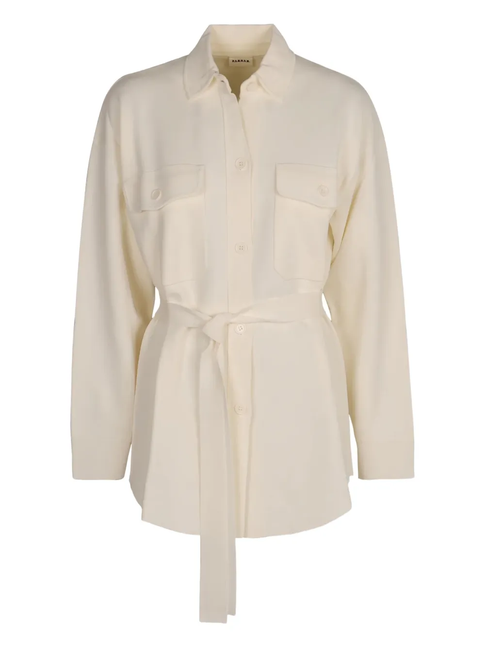 

Рубашка с поясом P.A.R.O.S.H., нейтральный