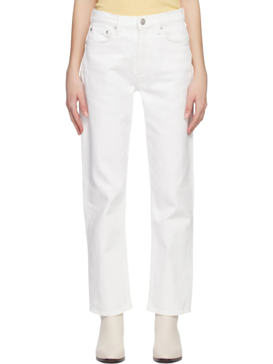 

Джинсы Harlow Ankle в оптическом белом цвете rag & bone
