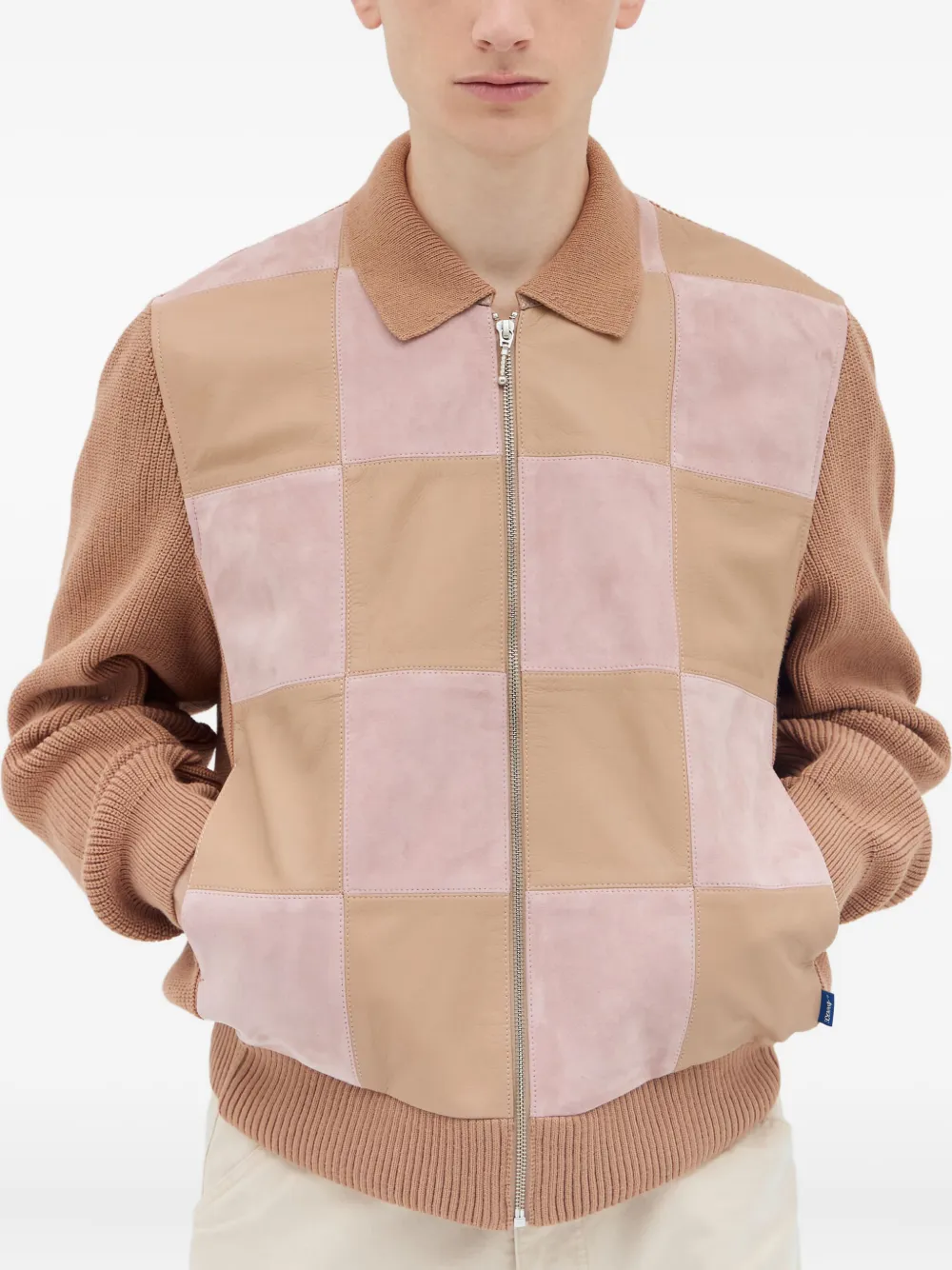 

Куртка с трикотажными вставками Awake NY, коричневый