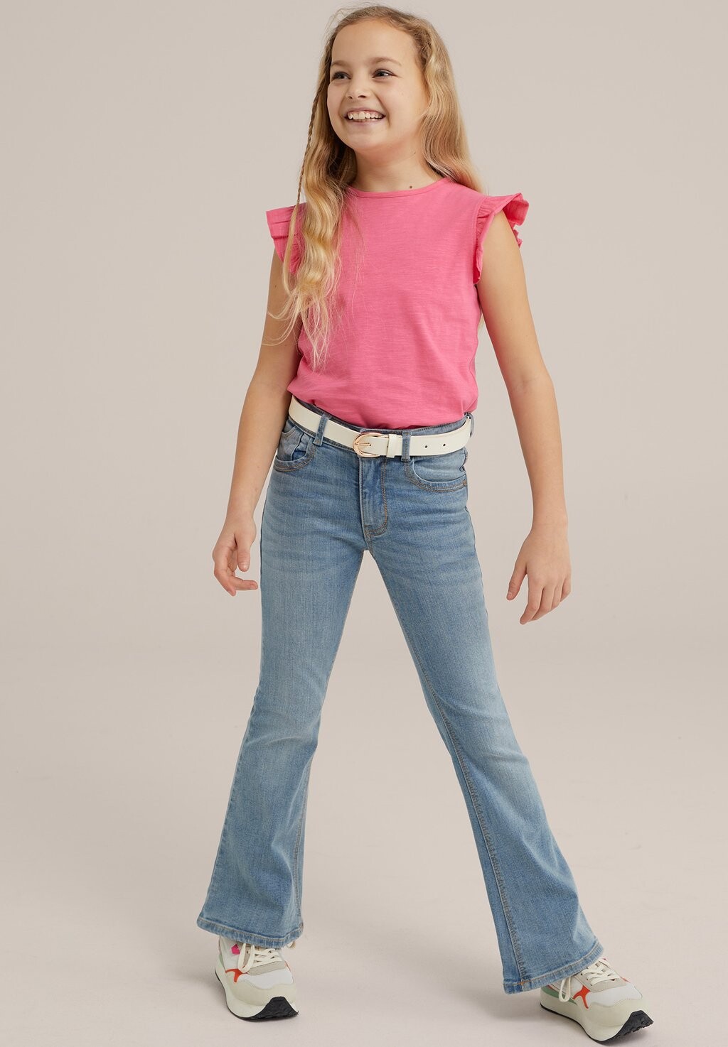 

Футболка базовая WE Fashion, цвет pink