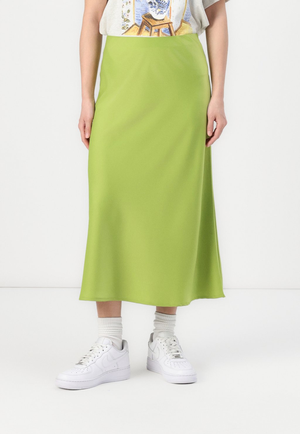 

Юбка А-силуэта PELLA MIDI SKIRT YAS, темно-желтый