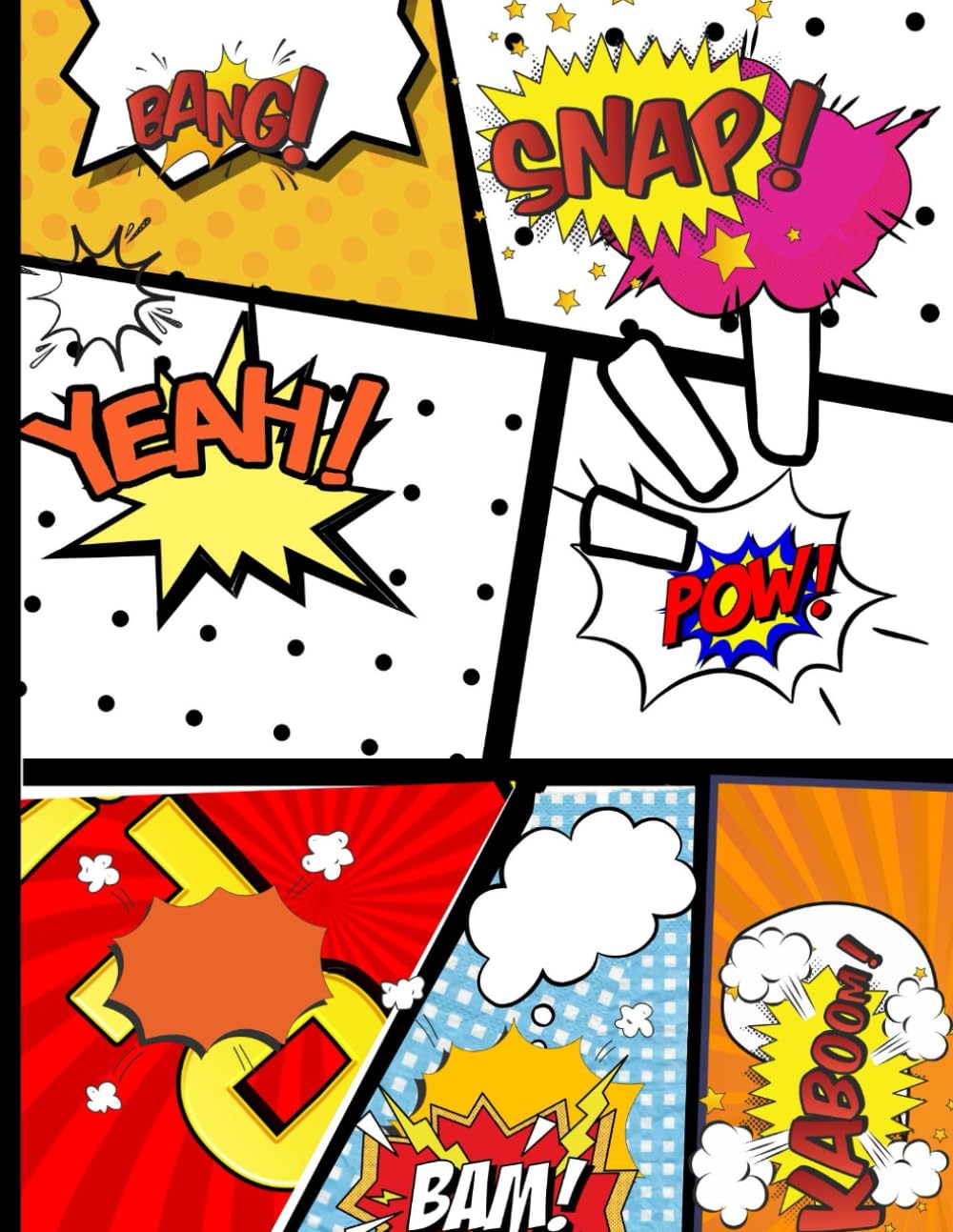 

Blank Comic Book: Create Your Own Comics Draw, Write & Imagine Over 100 + Pages to Create! (Comic Creation Notebook) (Independently published)