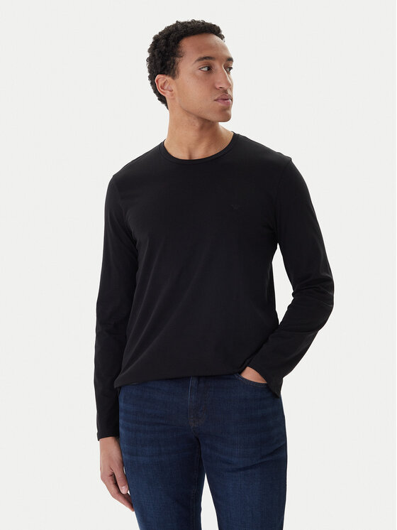 

Лонгслив regular fit EM000382 AF14210 UC001 Emporio Armani Underwear, черный