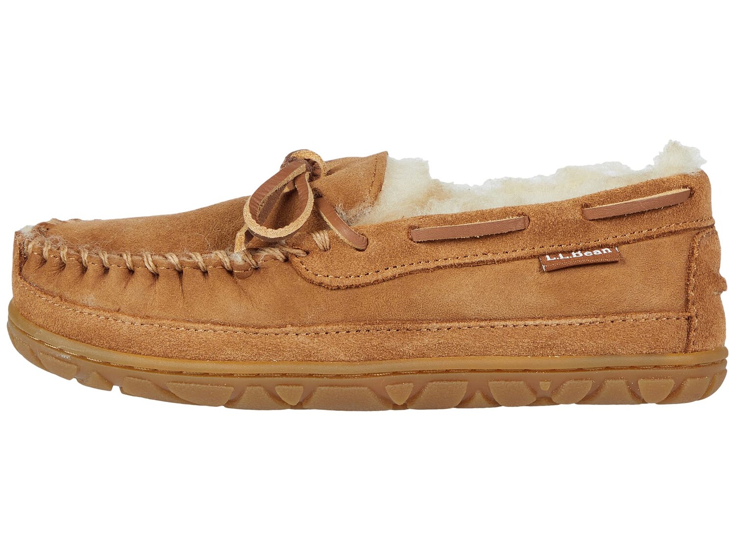 Домашняя обувь L.L.Bean Wicked Good Moc (Little Kid/Big Kid), коричневый — фото 4