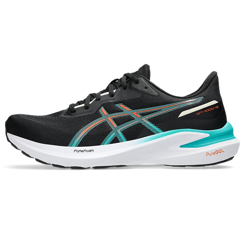 ASICS GT 1000 13 Black Wave Teal — фото 3