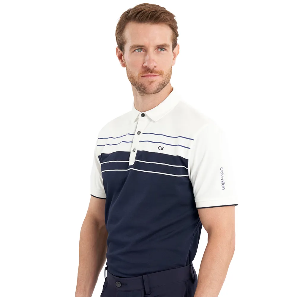 

Поло с коротким рукавом Calvin Klein Golf Pinebrook, синий