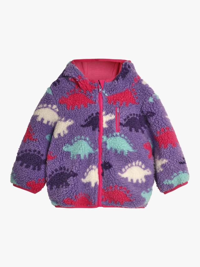 

Детская толстовка с капюшоном динозавр борг JoJo Maman Bébé, цвет Lilac