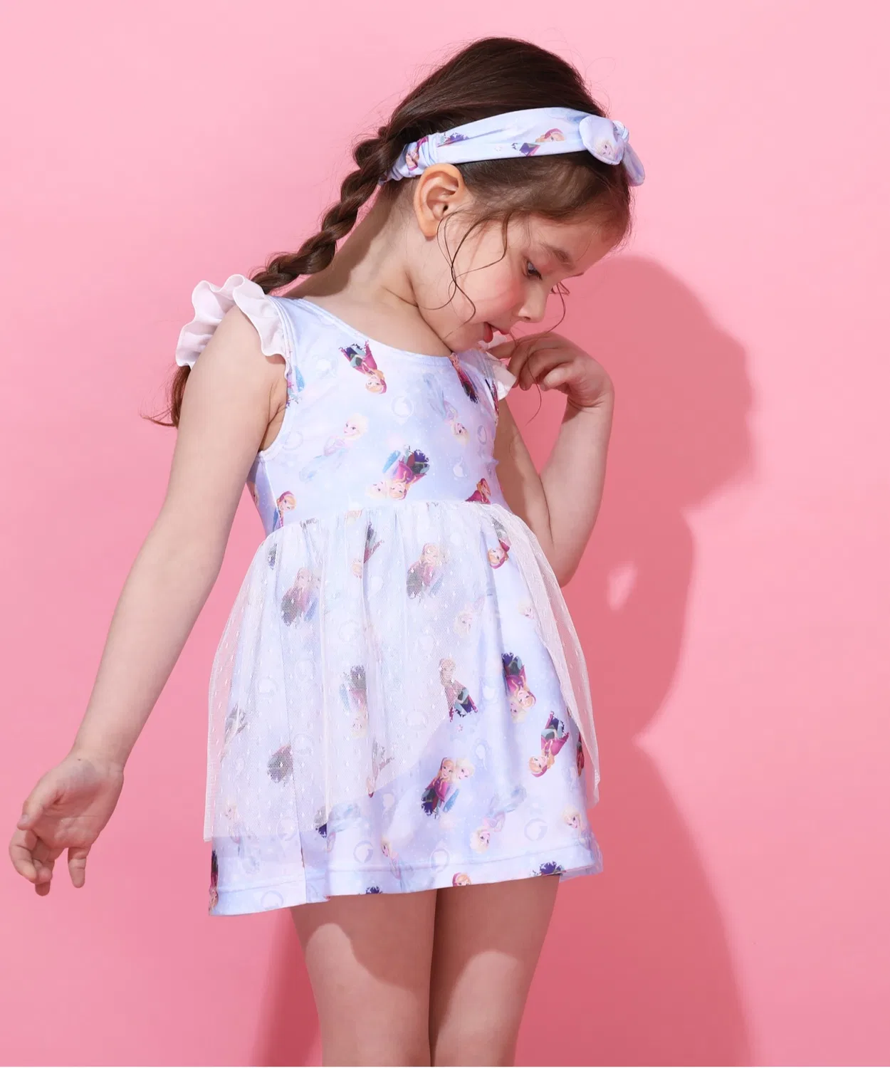 Купальник принцессы Disney с ободком BABYDOLL